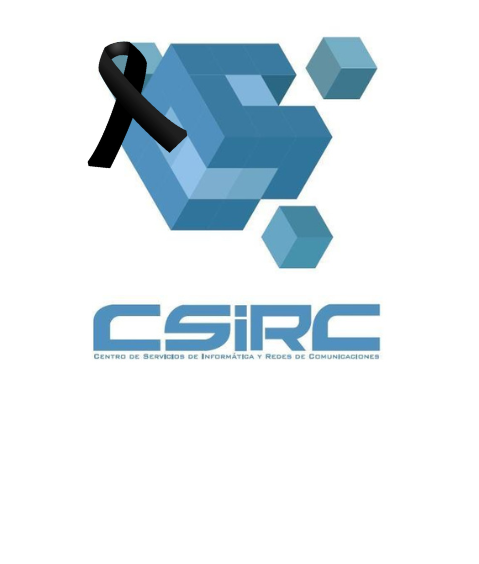 Logo del CSIRC con un lazo negro