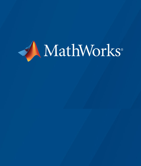 Logo de MathWorks y la palabra Mathworks al lado