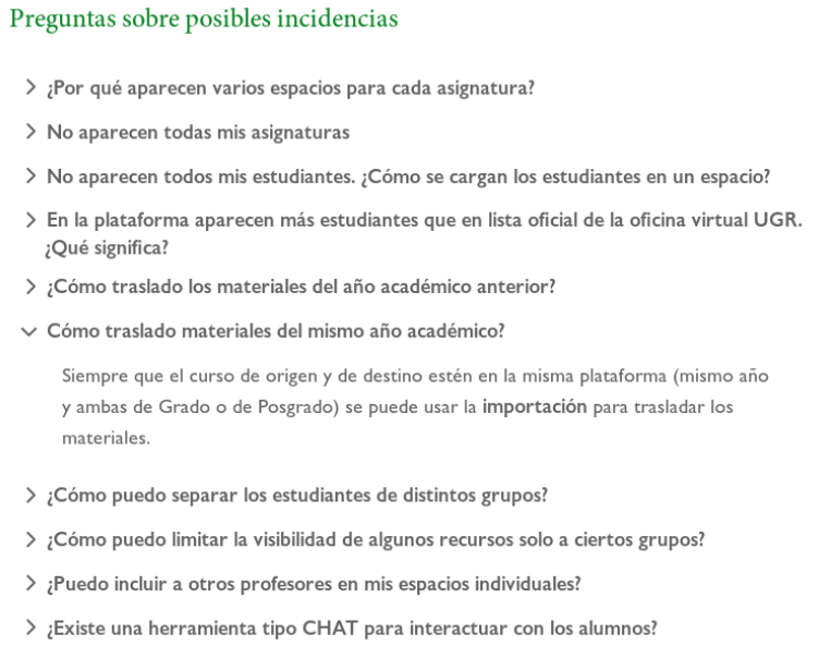 Preguntas frecuentes