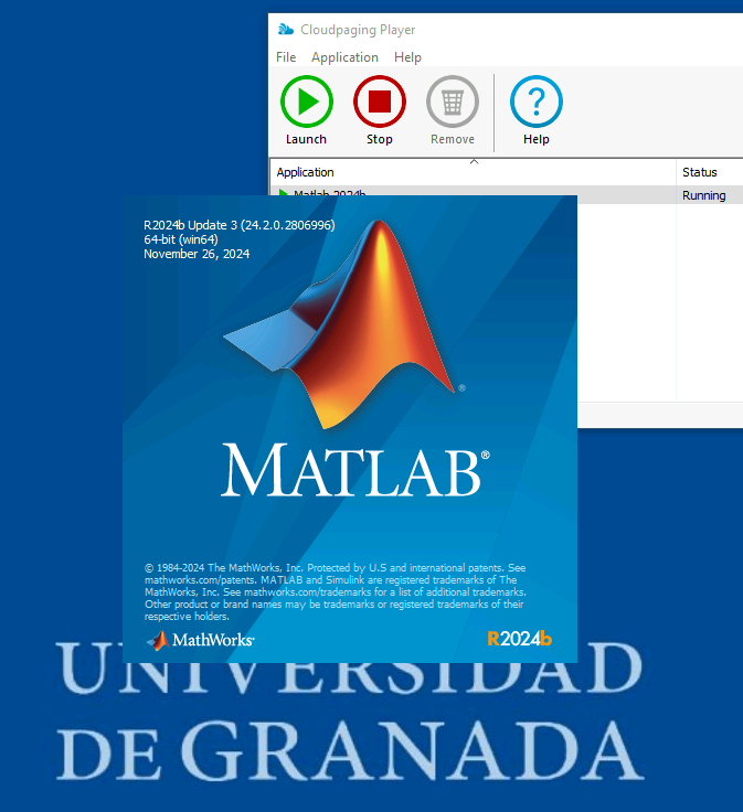 cargando matlab en escritorio