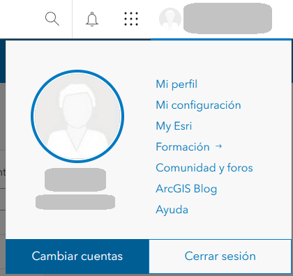 Mi perfil en ArcGIS.com