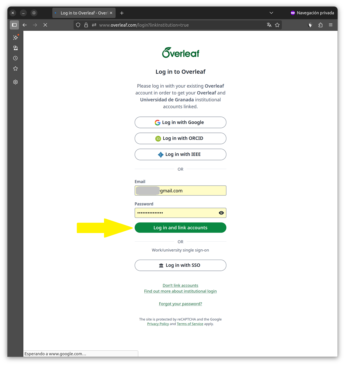 enlazar cuentas