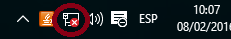 Icono de conexión a Internet