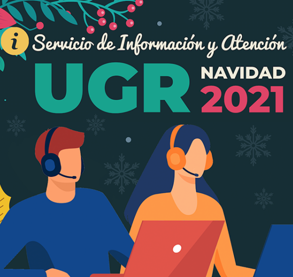 Composición UGR atención al usuario navidad 2021