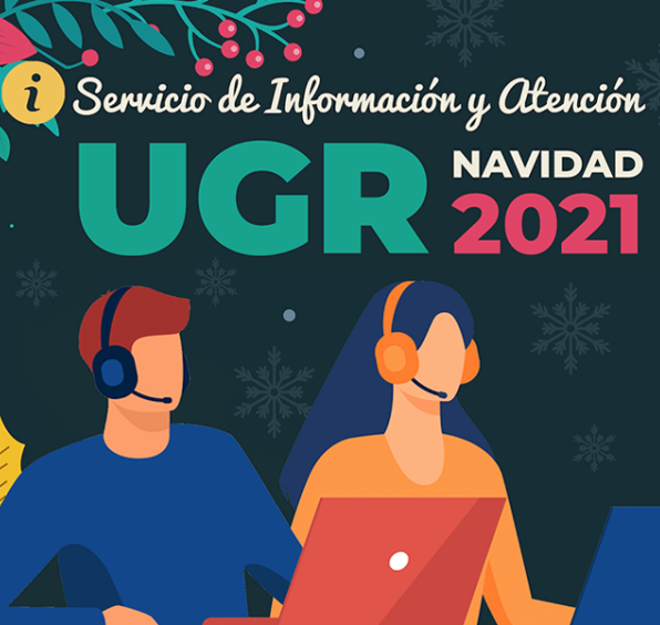 Atención al usuario navidad 2021 Composición UGR atención al usuario navidad 2021